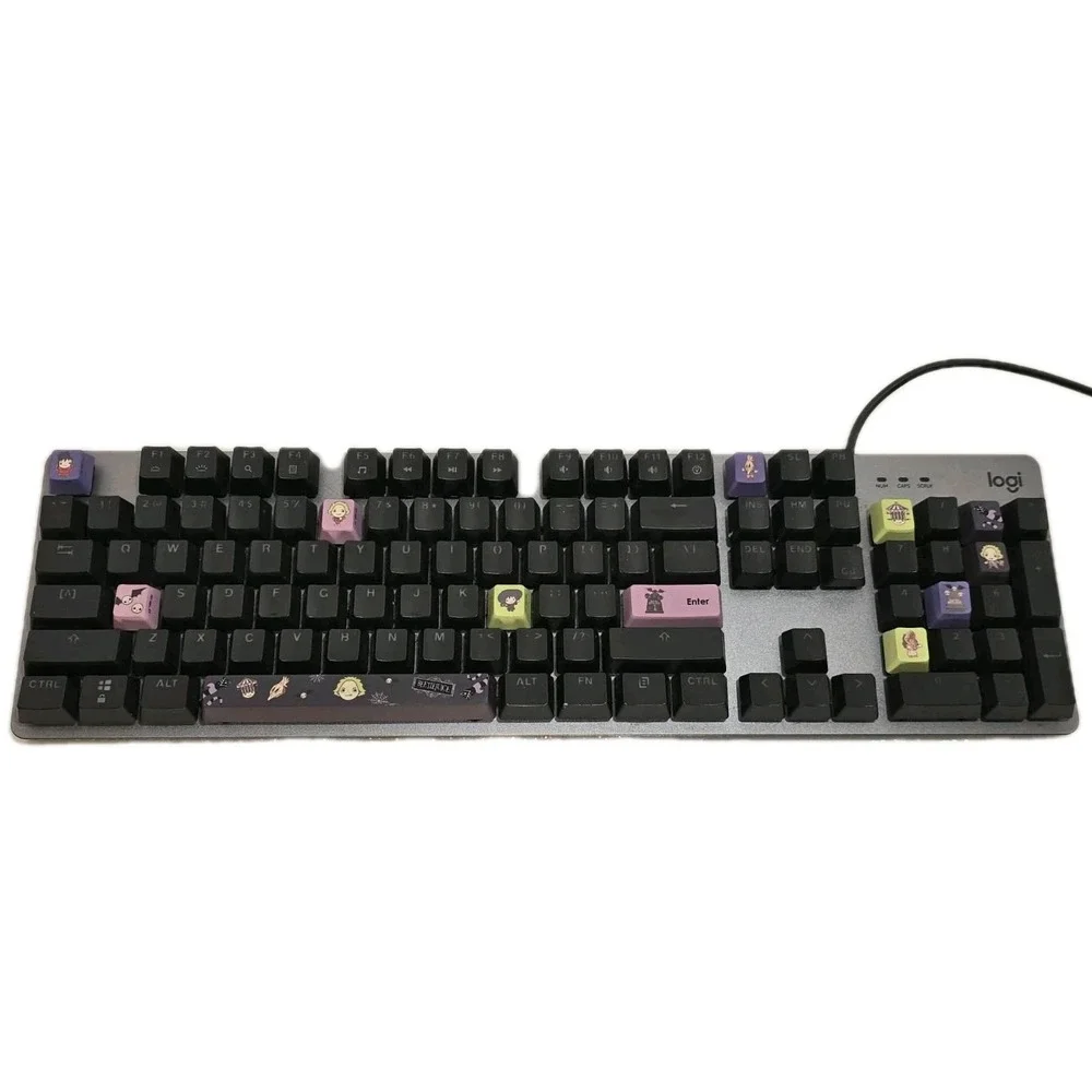 Logitech K845 Wired Mechanical Keyboard Tested‎ Custom Keycaps RGB ⌨️